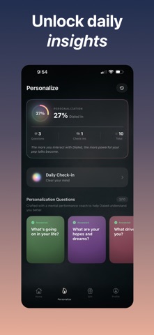 Dialed: Personalized Pep Talks Screenshot 4 of 6