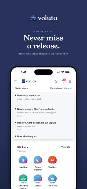 Voluta: Book & Media Tracker screenshot 3