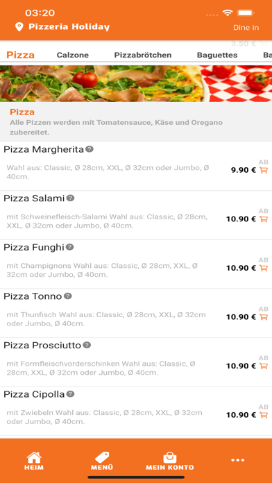 Pizzeria Holiday Screenshot