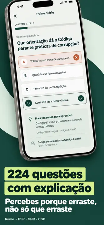 Concurso PSP GNR CGP : Rumo screenshot 3