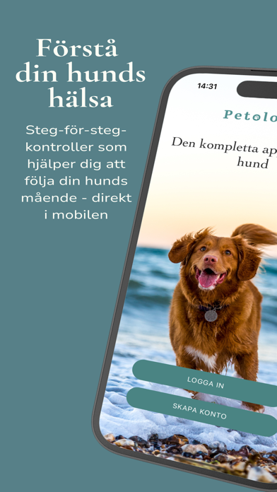 Petology Pet Care app screenshot