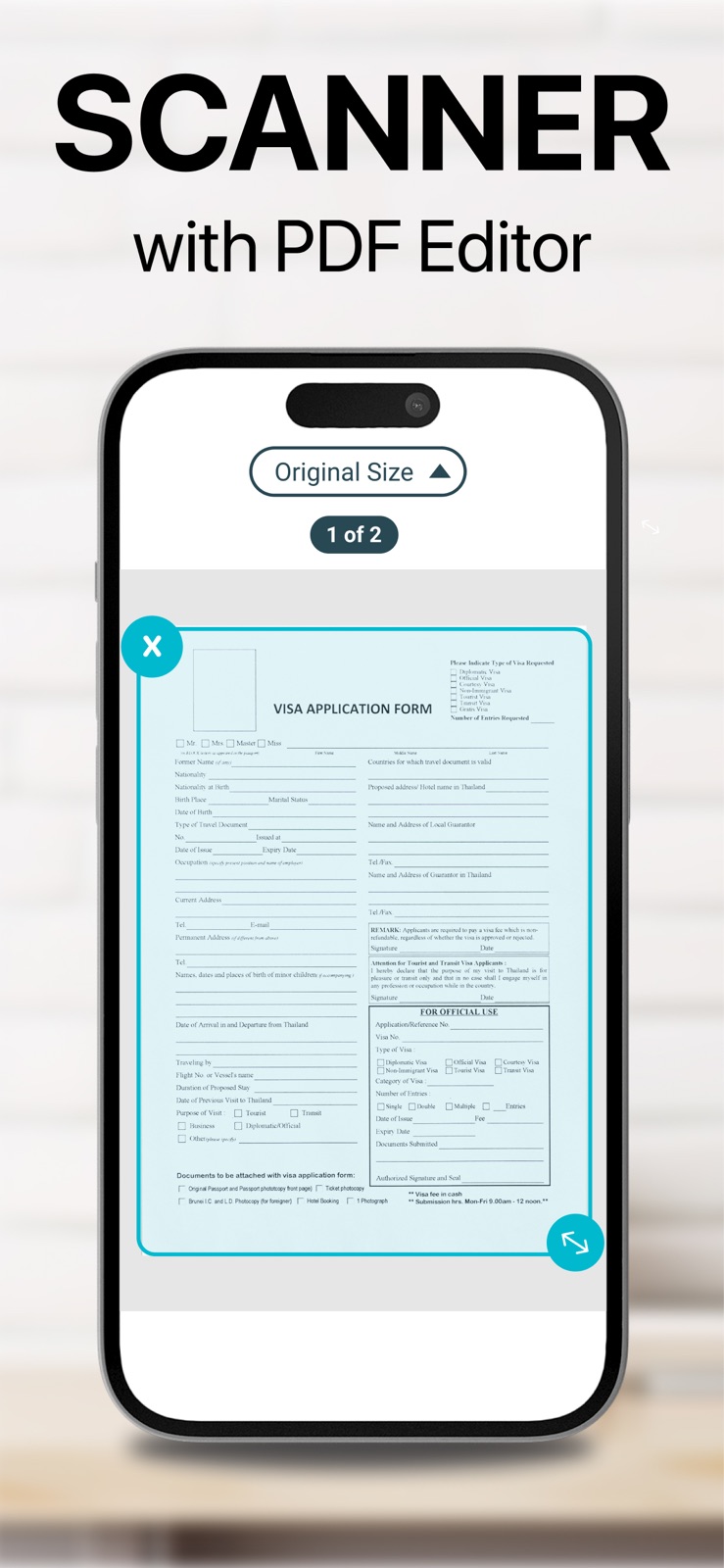 Scan to PDF: Converter Scanner iphone screenshot 2