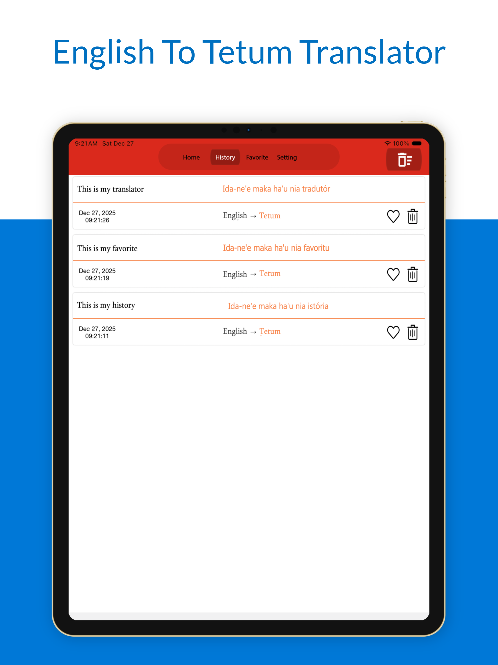 English To Tetum Translator screenshot 9
