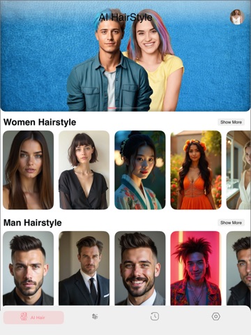 Hair Color Changer >>>> iPad screenshot