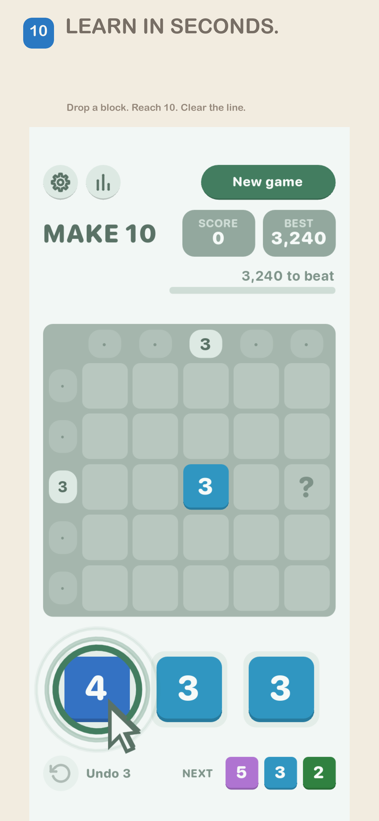 Make 10: Number Blocks screenshot 3