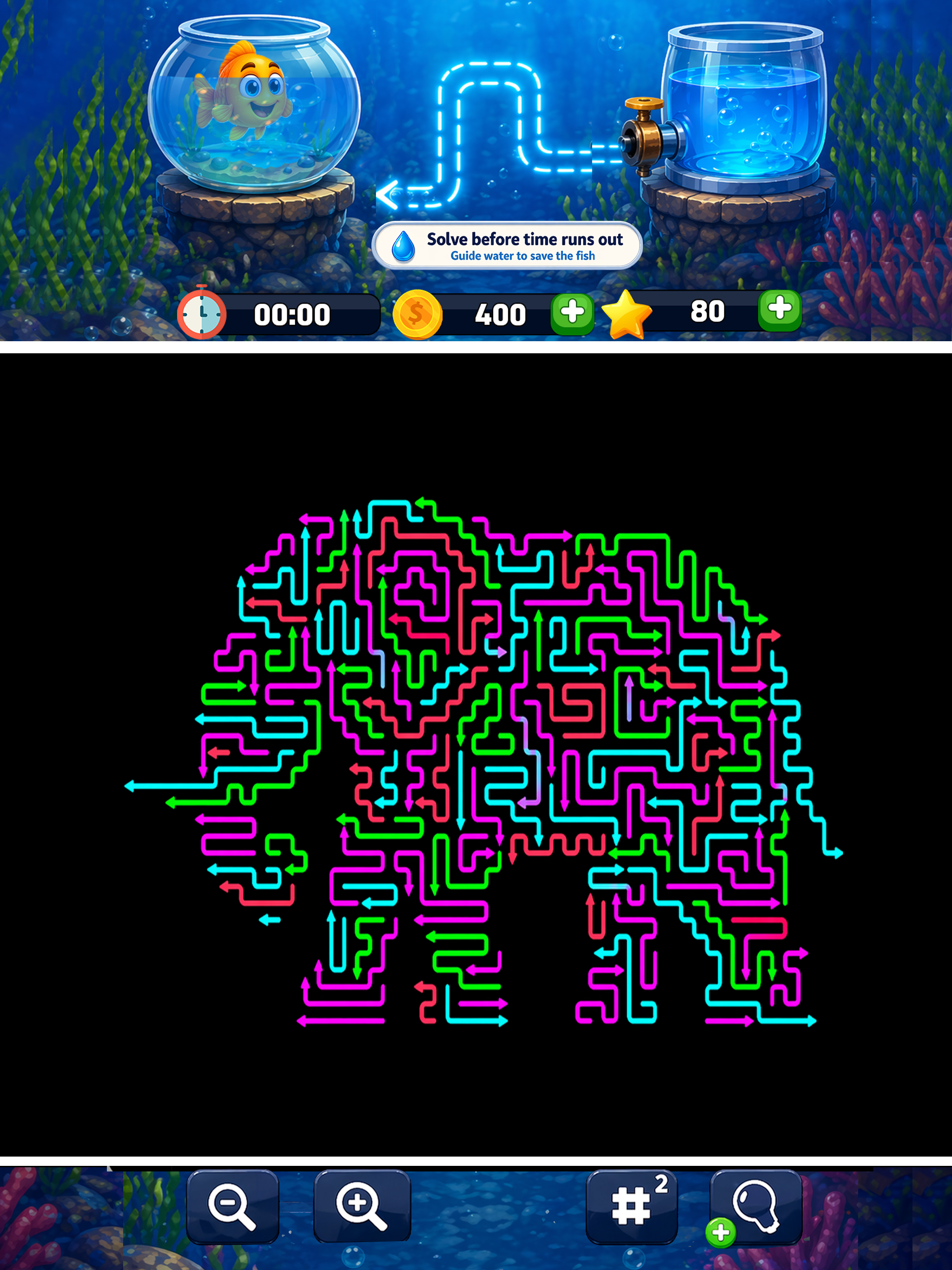 Fish Magic Clicker: Arrow Out