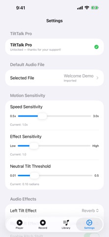 TiltTalk - Live Audio Effects screenshot 5