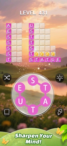Otium Word: Relax Puzzle Game iPhone screenshot