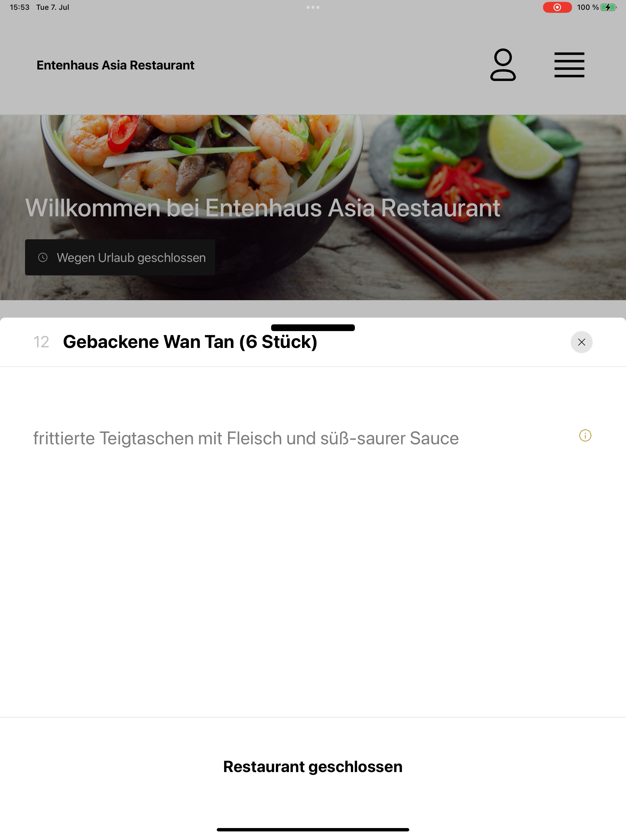 Entenhaus Asia Restaurant screenshot 15