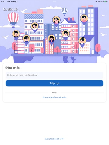 Cư dân số iPad screenshot 2
