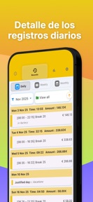 WorkTime: Hours Tracker Log screenshot