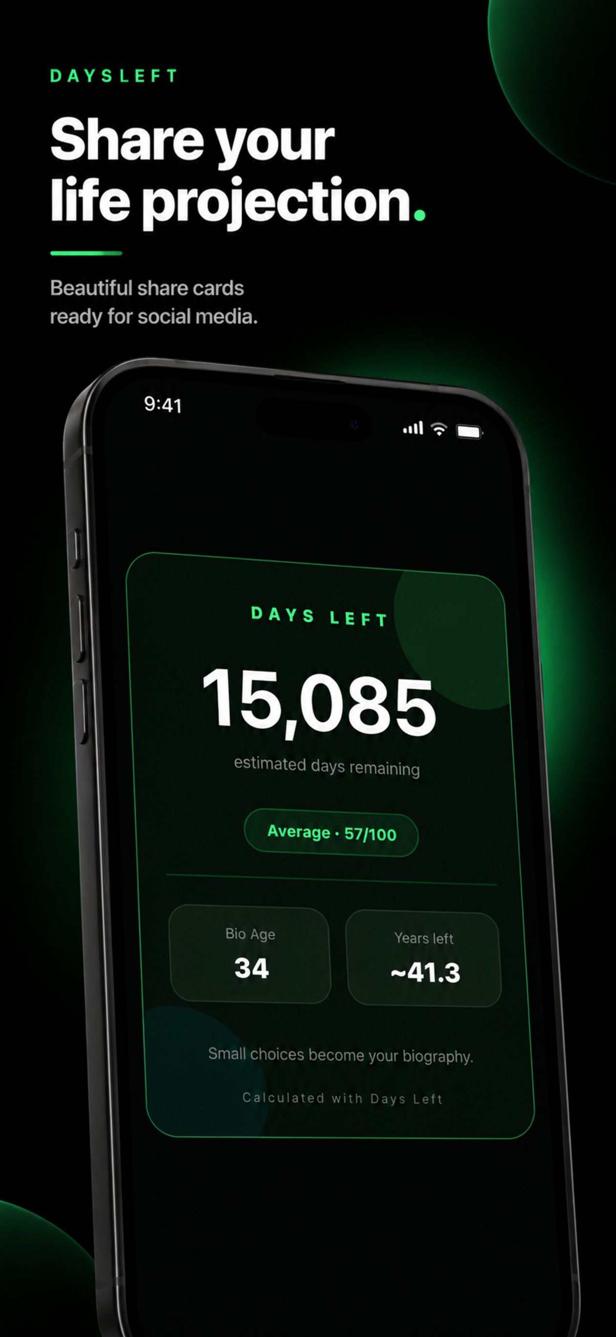 DaysLeft: Life Countdown screenshot 6