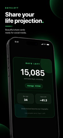 DaysLeft: Life Countdown Screenshot 6 of 6