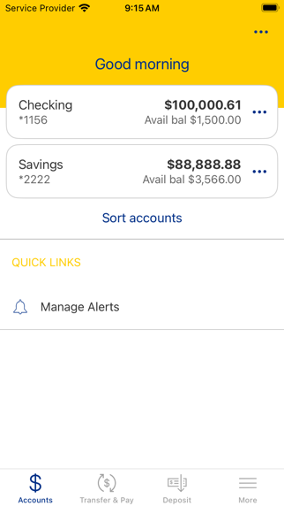 Beacon Business Bank Mobile Screenshot