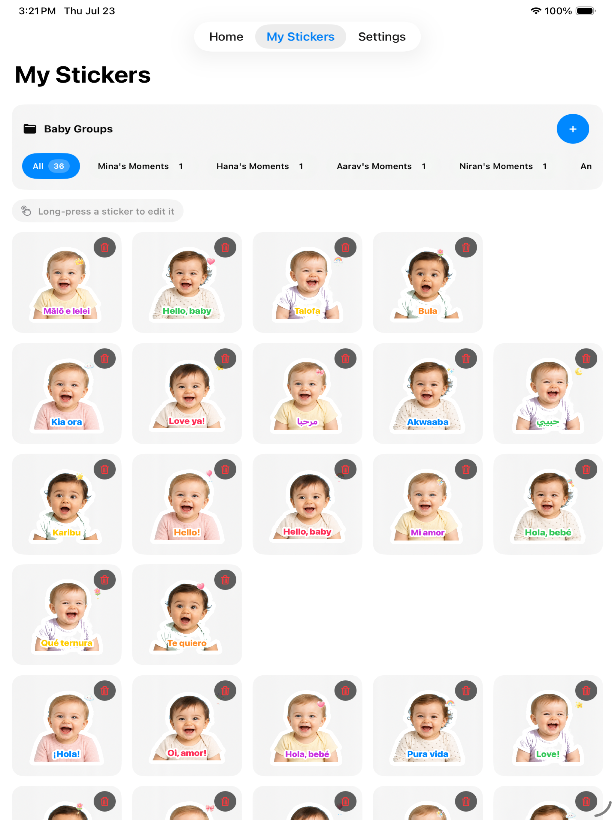 Baby Sticker: Photo Cutout screenshot 6