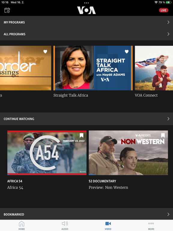 VOA iPad screenshot 5 - News app