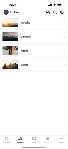 St. Paul Olive Branch iPhone screenshot