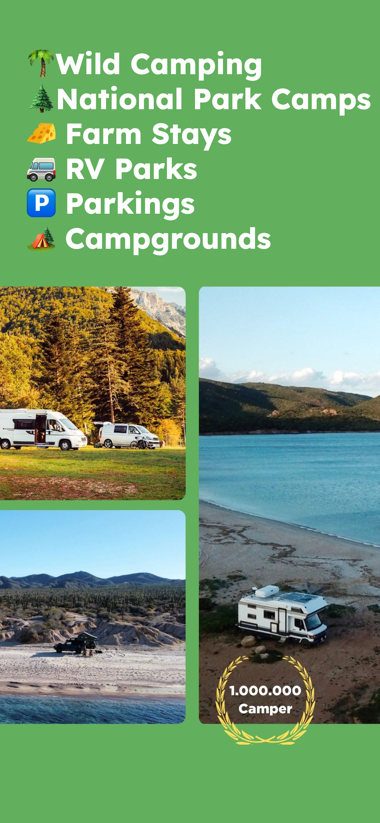 StayFree: Vanlife Wild Camping