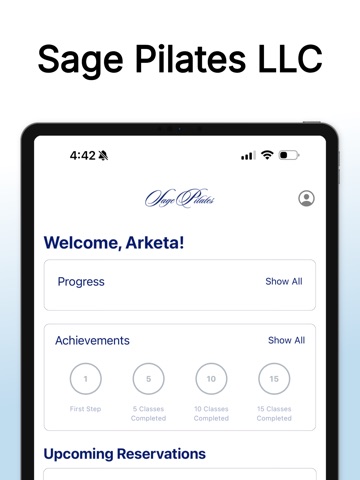 Sage Pilates LLC iPad screenshot