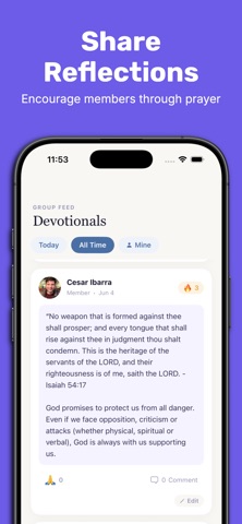 Grow Bible Group iPhone screenshot
