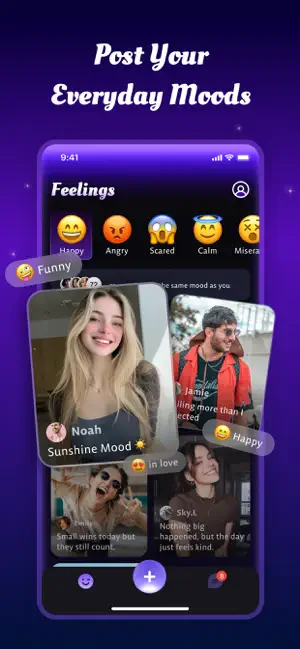Feelia - Live Chat With People iPhone screenshot 1