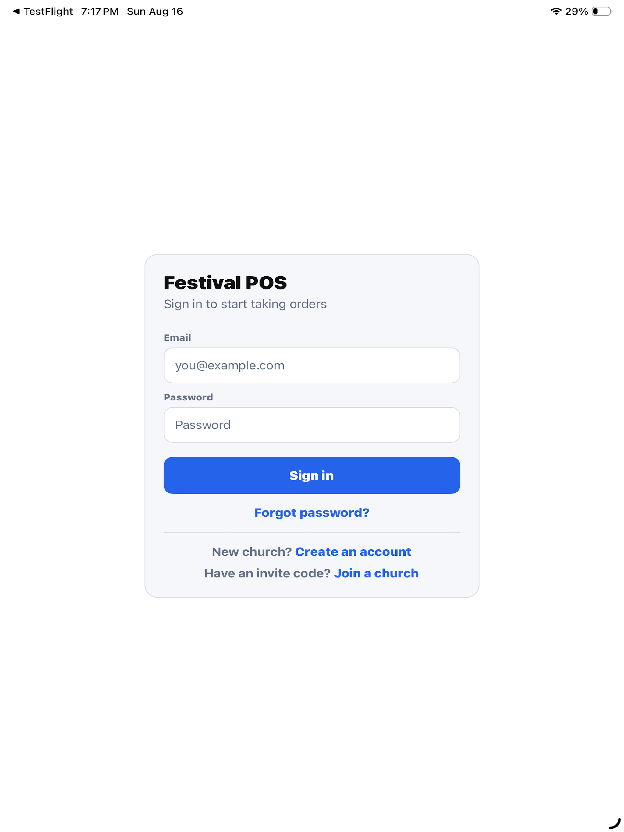 Festival POS screenshot 4