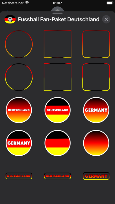 Fußball Fan-Paket Deutschland Screenshot