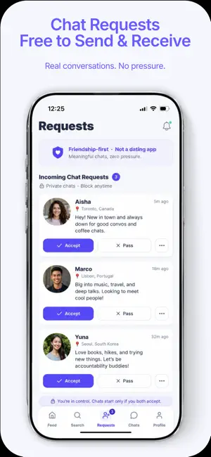 FriendsApp: Make New Friends screenshot 2