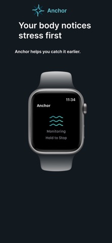 Anchor – Stress Awareness iPhone screenshot