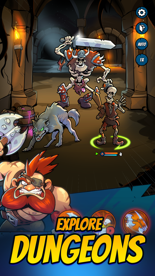 #3. Mobile Dungeon: RPG Crawler (iOS) 由: Playa Games GmbH