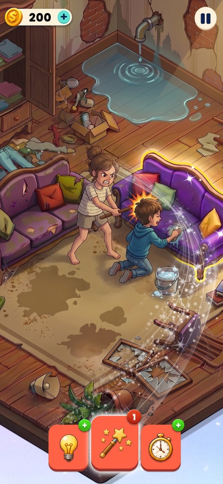 #6. Cleaning Games: Home Cleaning (iOS) Geliştirici: Sabahat Tallat