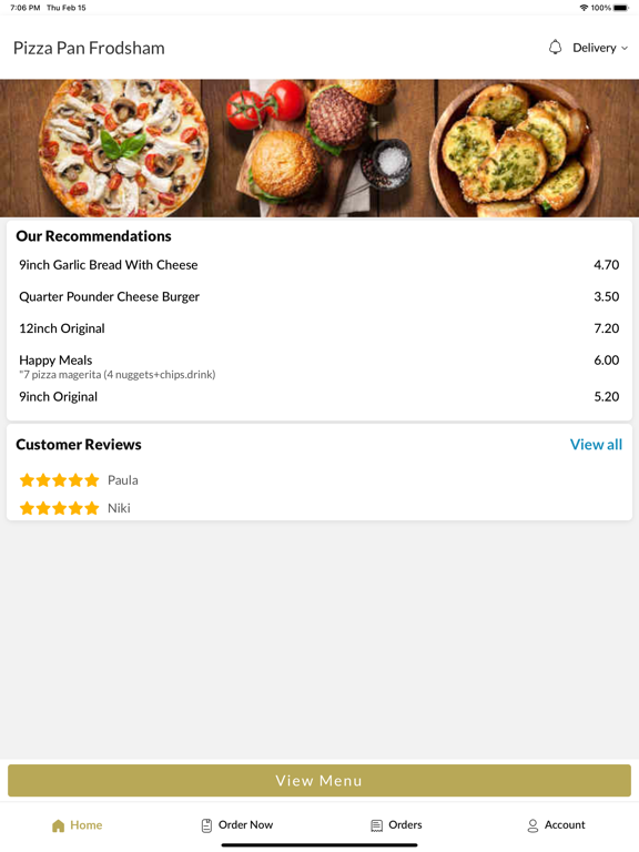 Screenshot #5 pour Pizza Pan Frodsham.