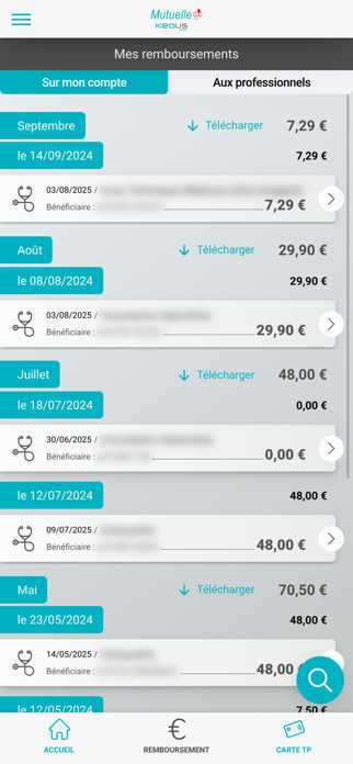 Mutuelle Keolis Rennes Screenshot 3 of 9