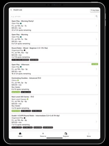 Pickleball Backyard iPad screenshot