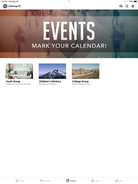 Gateway Friends iPad screenshot 3 - Education app
