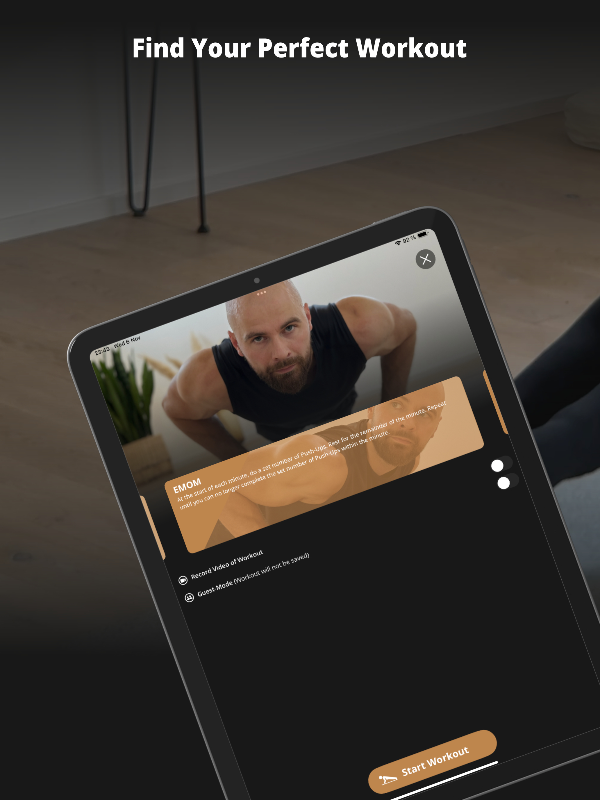 GOLDEN Push Up Pushup Tracker screenshot 15