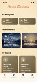 Mantra Chantspace screenshot