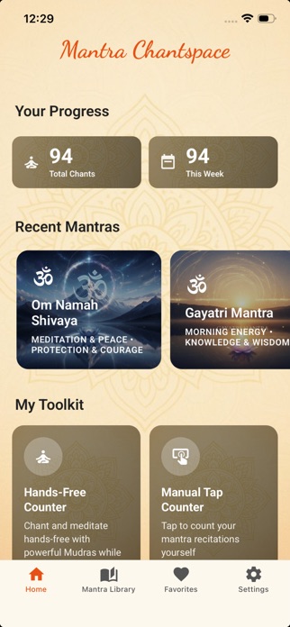 Mantra Chantspace Screenshot 1 of 10