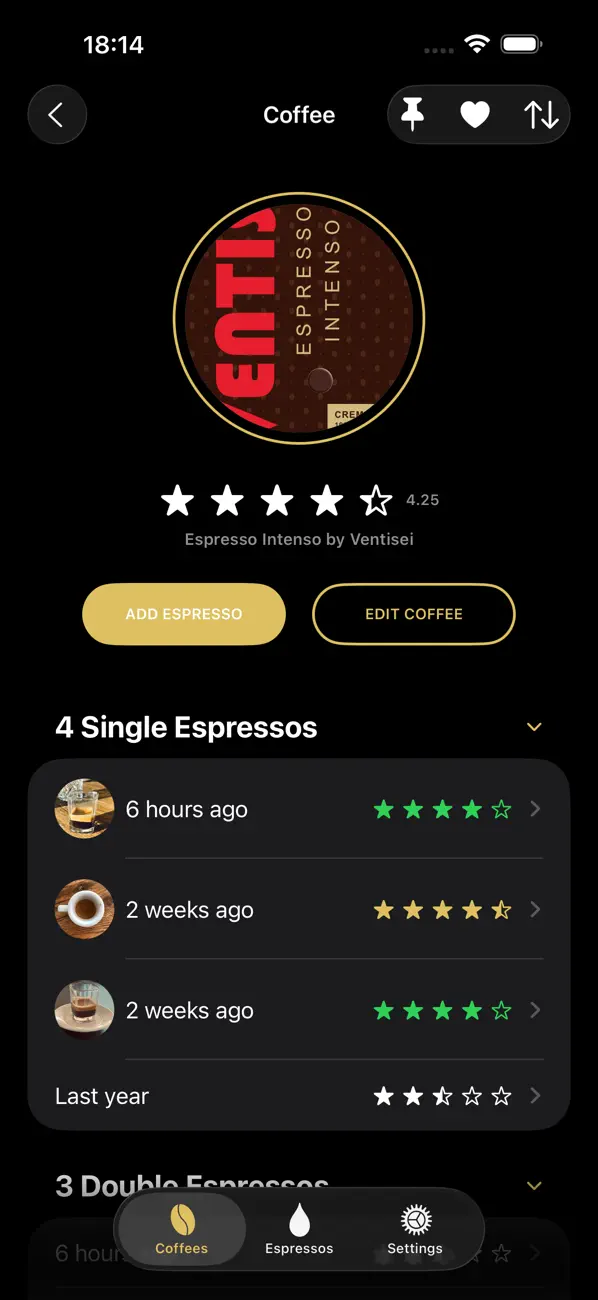 Screenshot #1 pour Doppio - Barista's Book