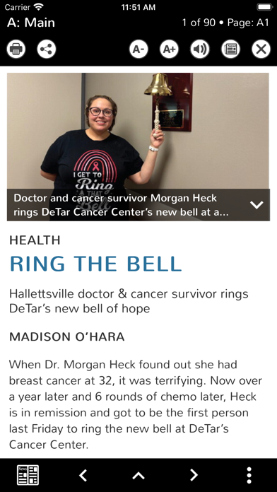 Victoria Advocate Screenshot
