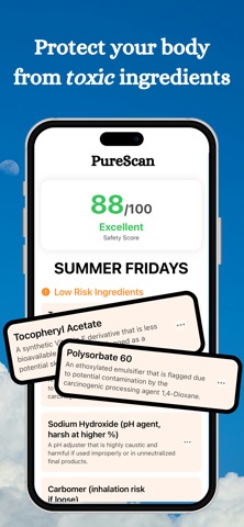 PureScan - Beauty Scanner iPhone screenshot