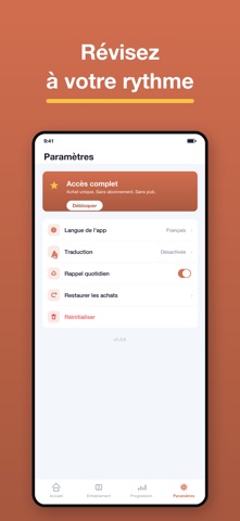 QCM Capacité Transport iPhone screenshot