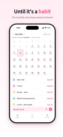 Blink Budget: Spending Log Screenshot 5 of 7