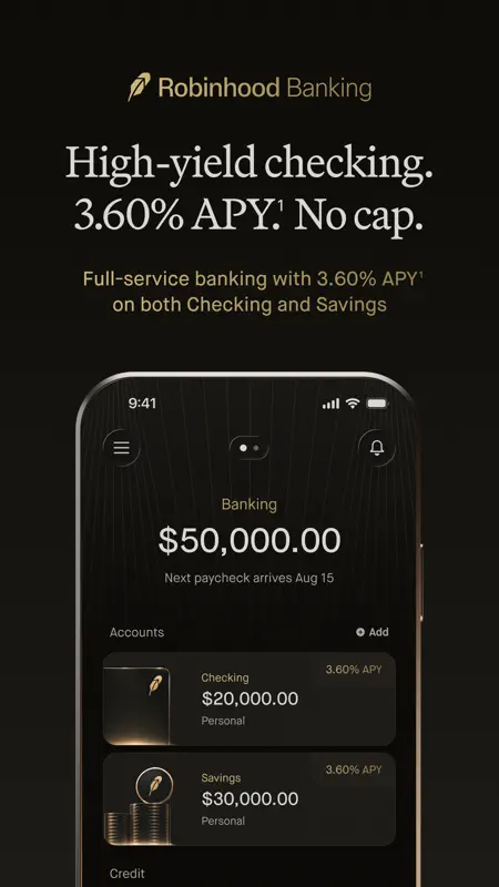 Robinhood Banking screenshot 2 of 6