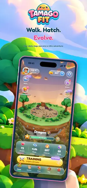 Tamagofit: Walk & Hatch screenshot 1