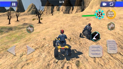ATV Quad Moon and Earth Race Screenshot