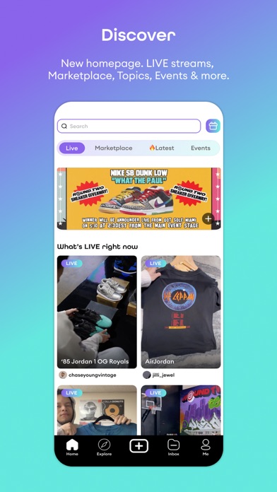 ezze: Stream, Shop & Socialize Screenshot