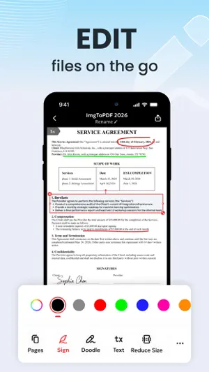 Image to PDF Converter · Edit screenshot 4