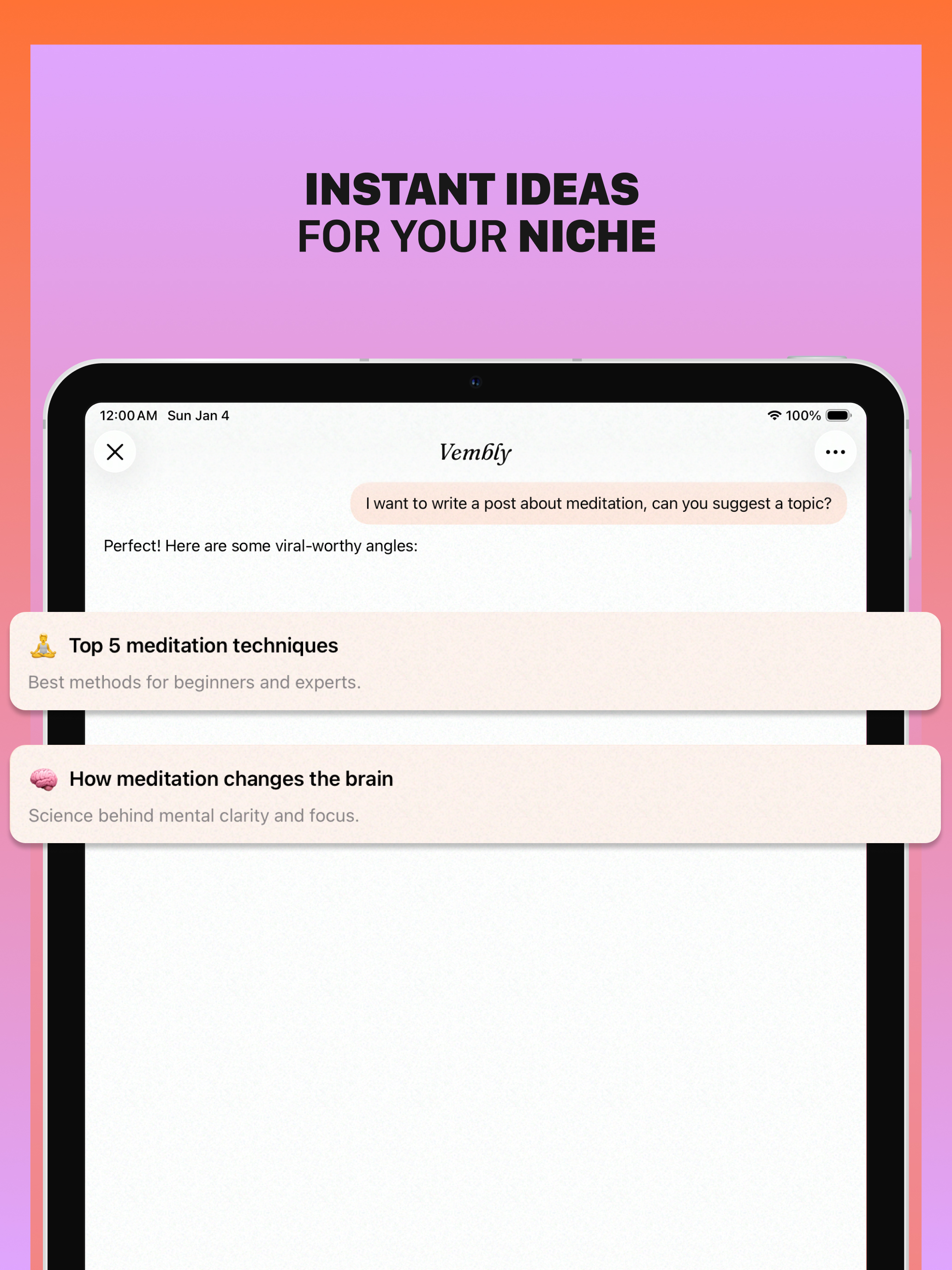 Vembly: AI Content Creator