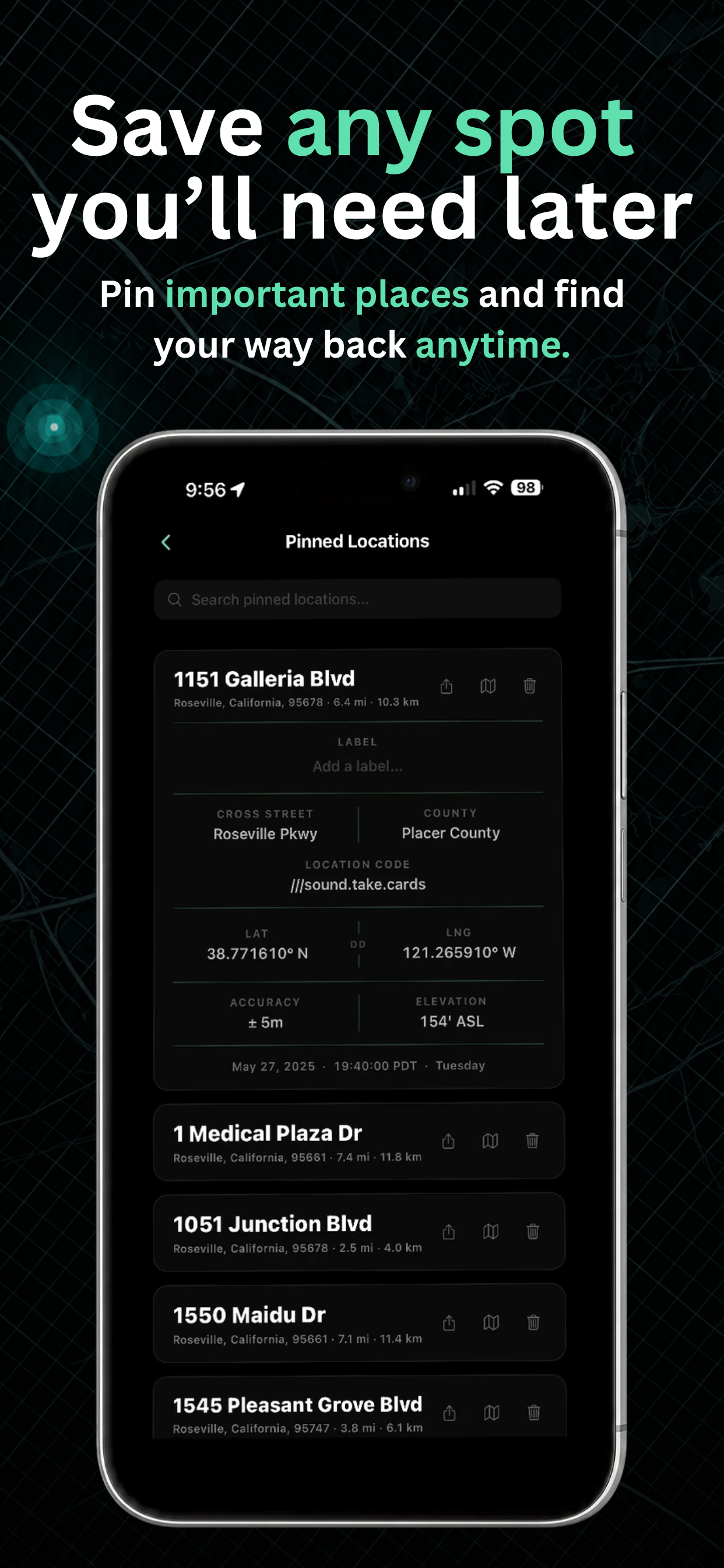 GPS Coordinates Finder: LOC8 screenshot 6